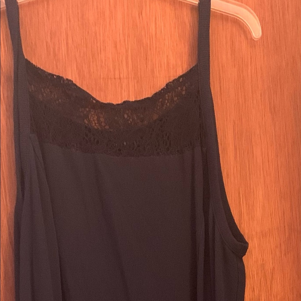 Torrid Navy Blue Strappy Ribbed Maxi Dress (size 4X)